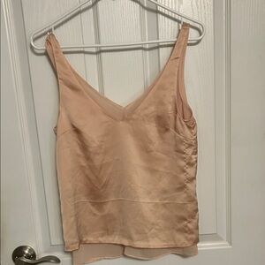 H&M Blush Satin V-Neck Camisole